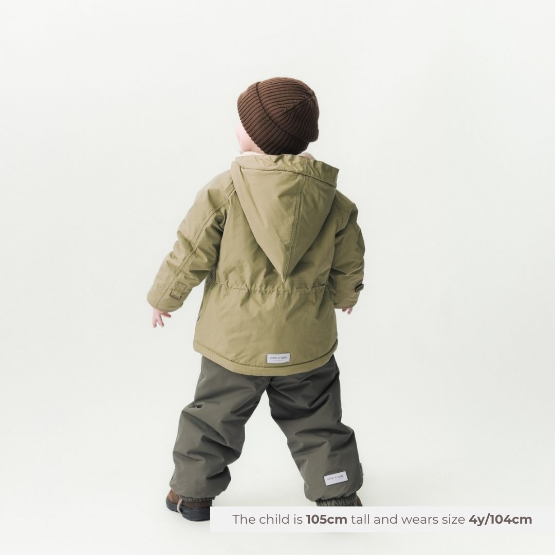 MATWANG Winterjacke mit Fleecefutter. GRS