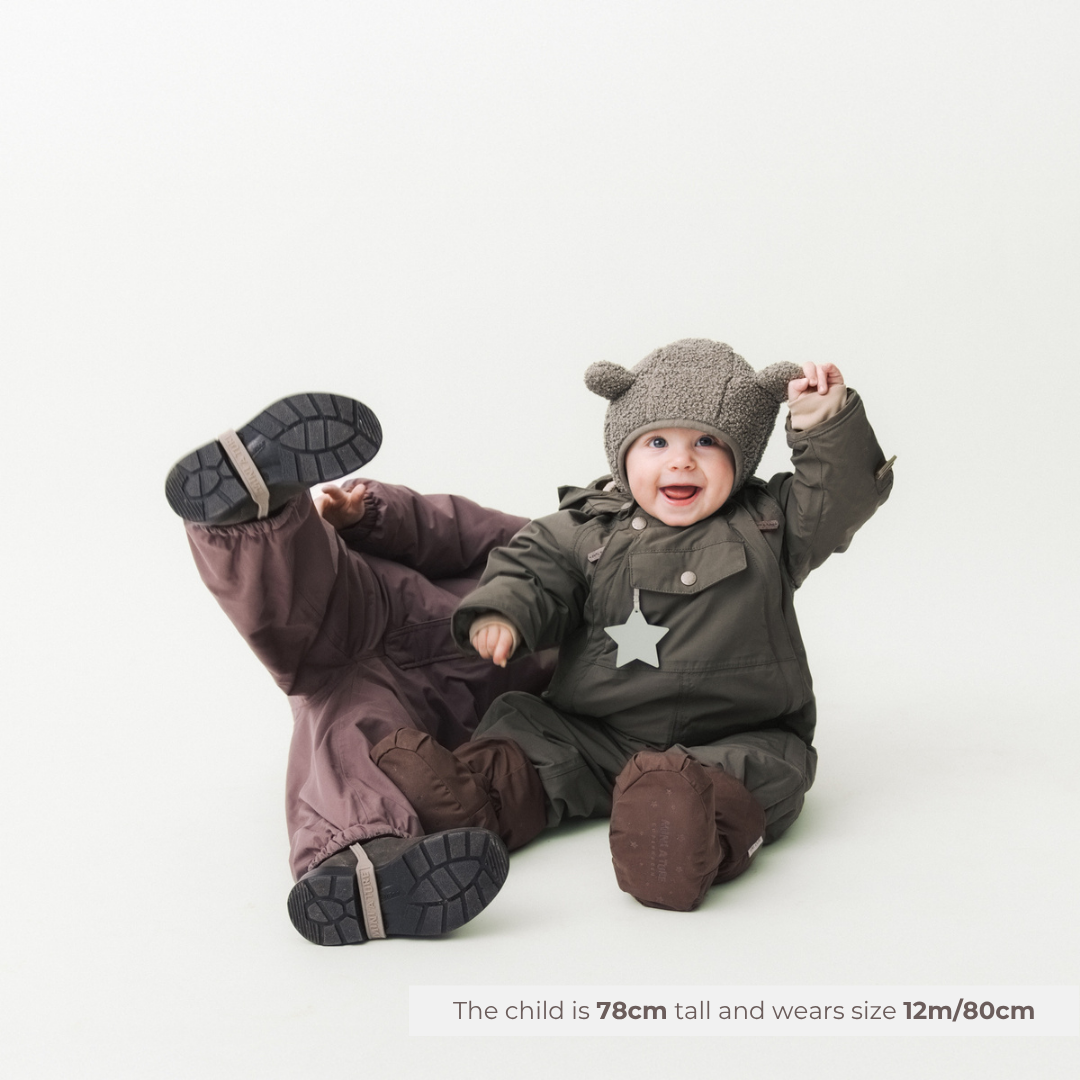 MATJEFFI teddyfleece elephant hood. GRS
