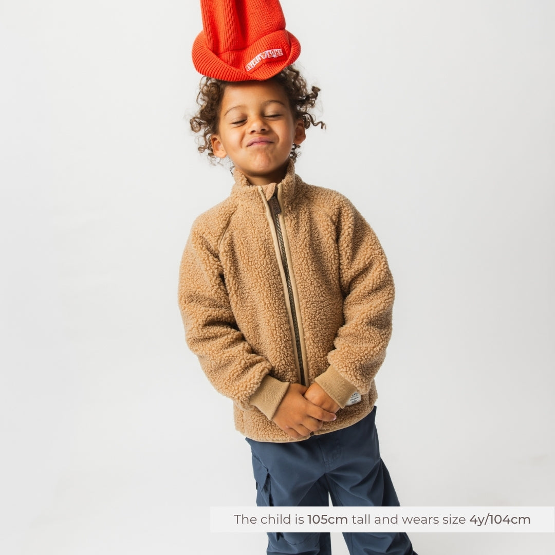 MATCEDRIC teddyfleece zip jacket. GRS