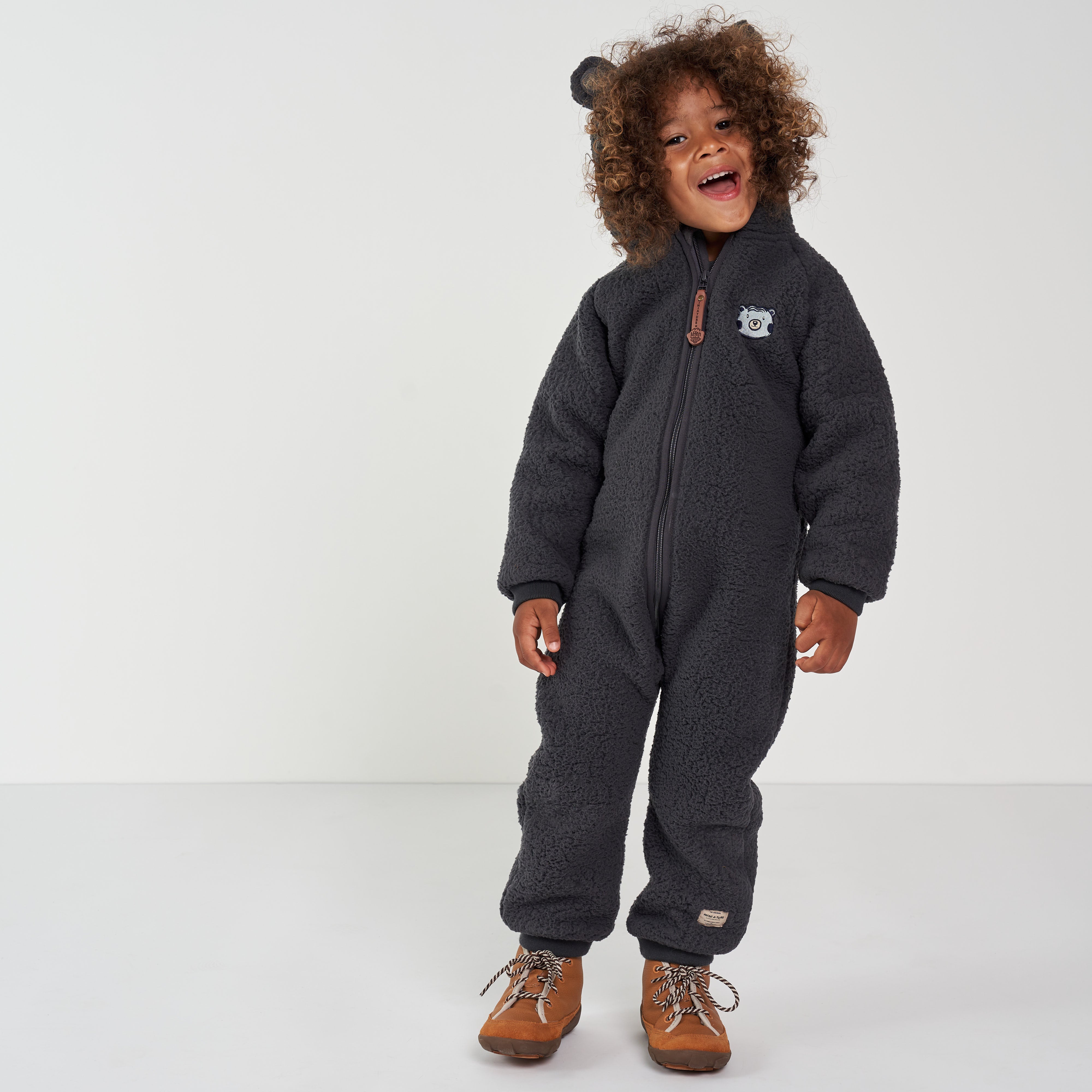 MATAMADEUS bear fleece jumpsuit