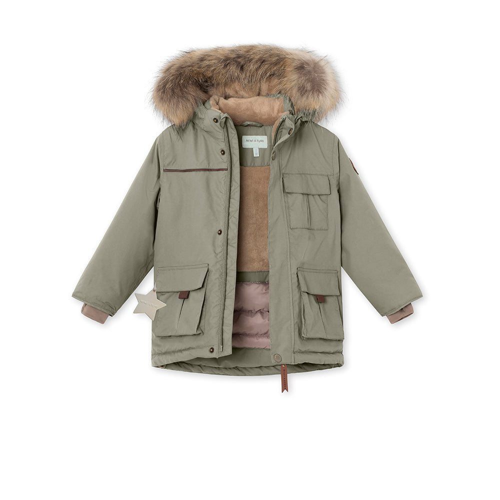 Kastor winter jacket fur