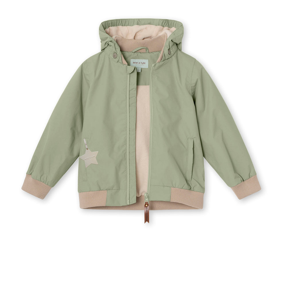 MATVILDER fleece lined spring jacket. GRS