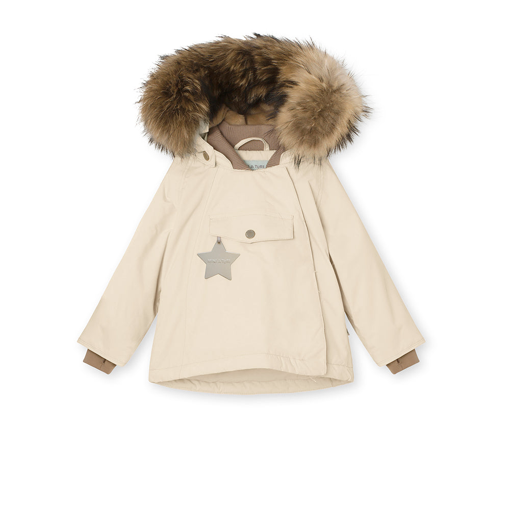 MATWANG fleece lined winter jacket fur. GRS-ap-1
