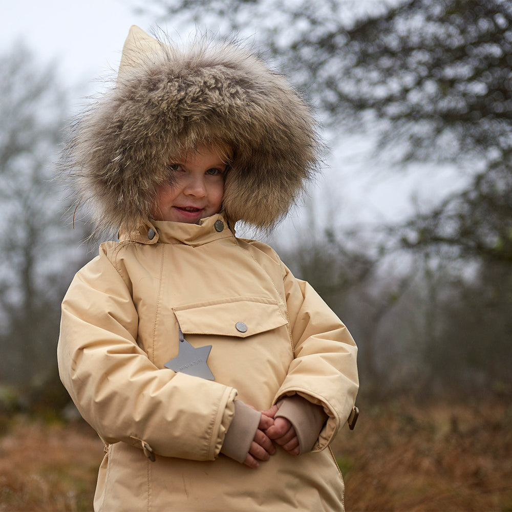 MATWANG fleece lined winter jacket fur. GRS