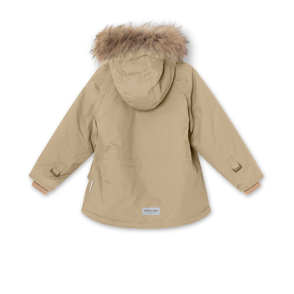 MATWALLY fleece lined winter jacket fur. GRS-ap-1