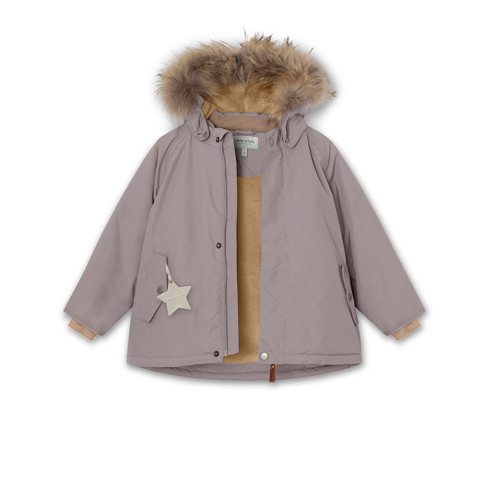 MATWALLY fleece lined winter jacket fur. GRS-ap-1
