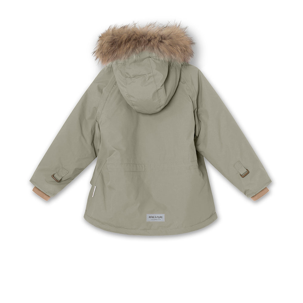 MATWALLY fleece lined winter jacket fur. GRS-ap-1