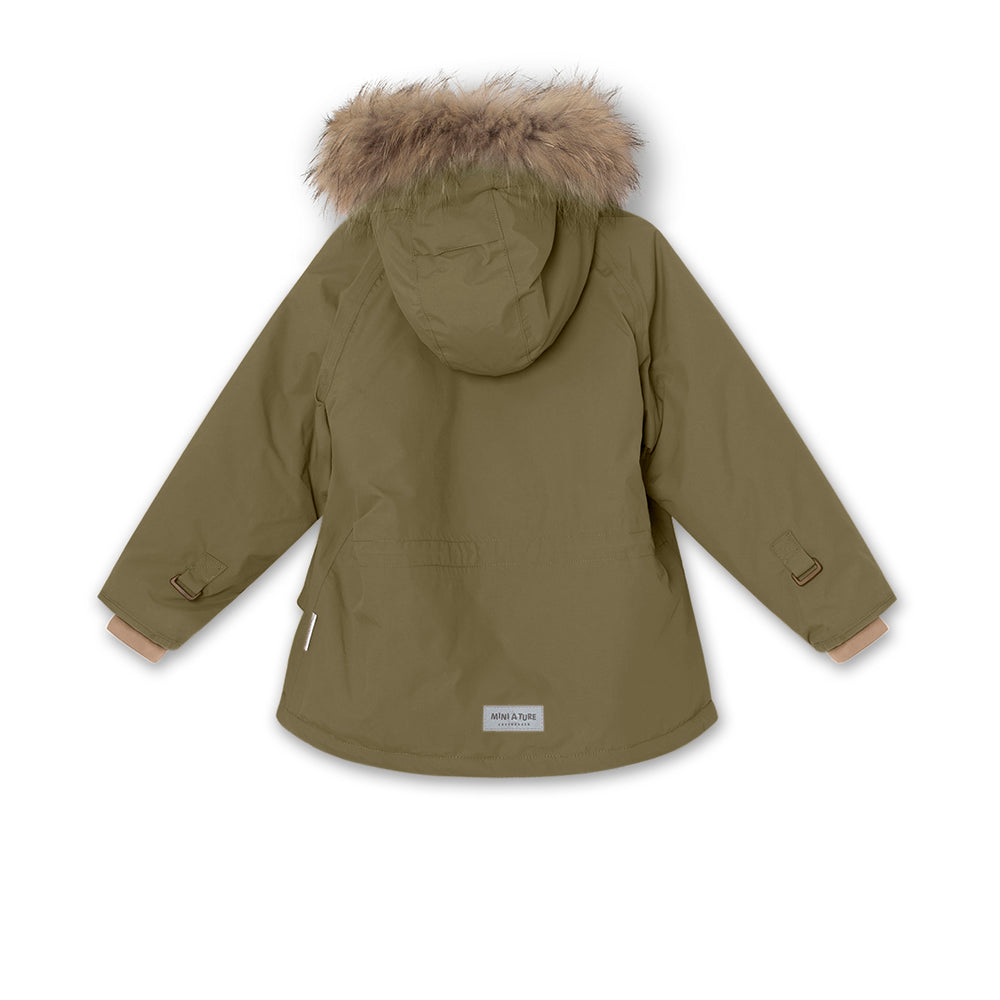 MATWALLY fleece lined winter jacket fur. GRS-ap-1