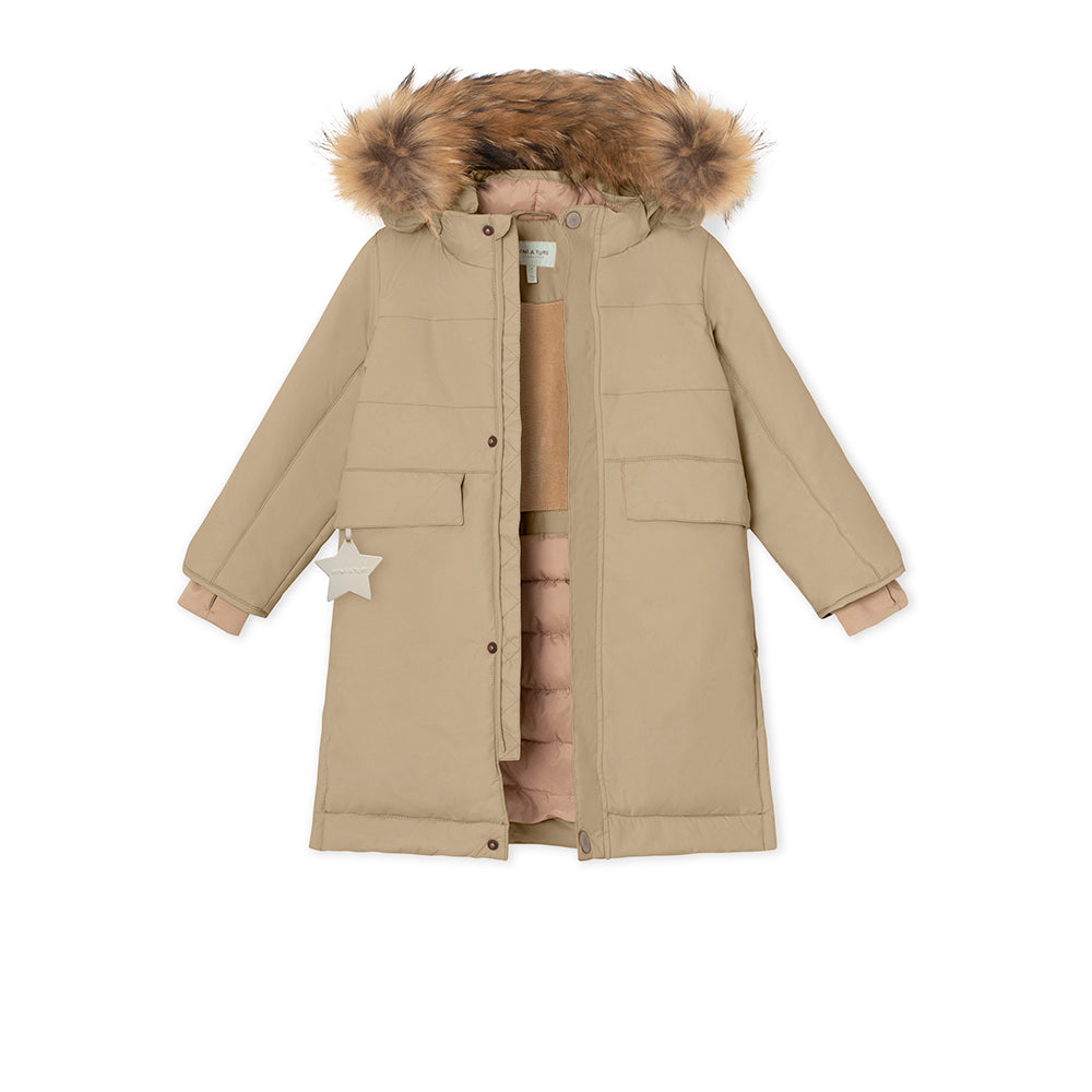 Fur lined hot sale winter jacket