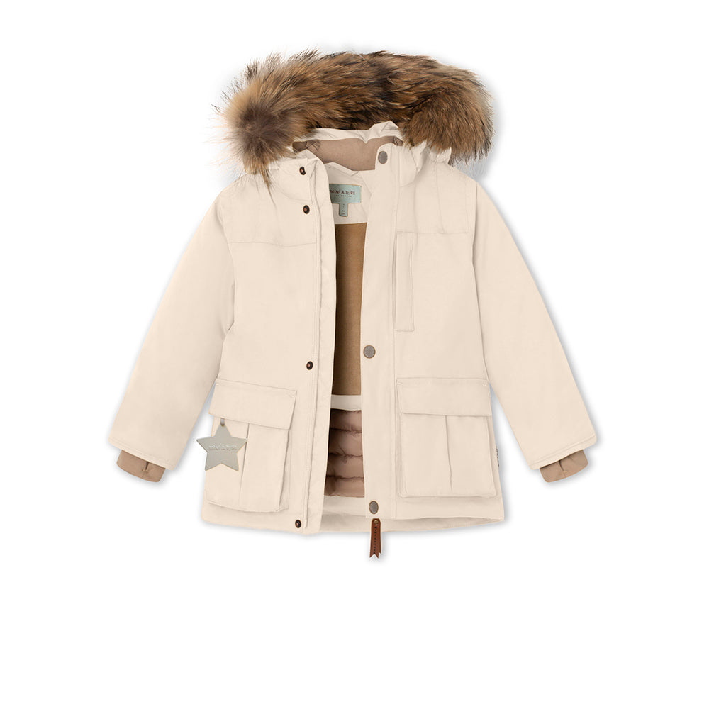 MATKASTORIO fleece lined winter jacket fur. GRS