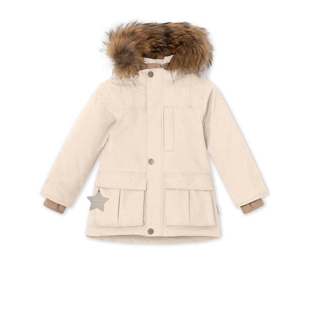 MATKASTORIO fleece lined winter jacket fur. GRS