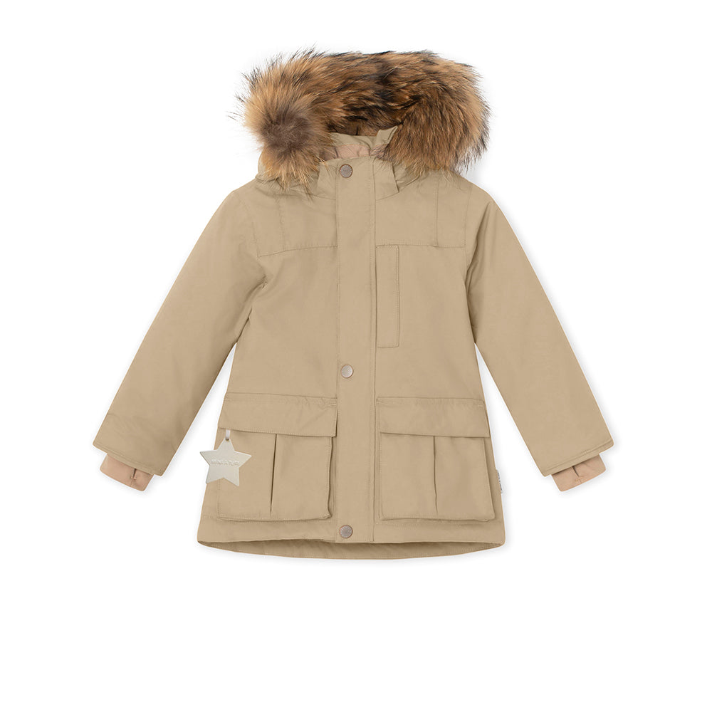 MATKASTORIO fleece lined winter jacket fur. GRS