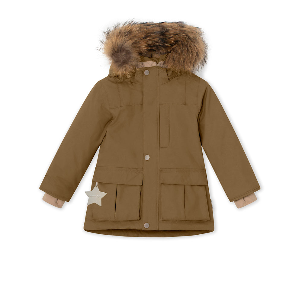 MATKASTORIO fleece lined winter jacket fur. GRS