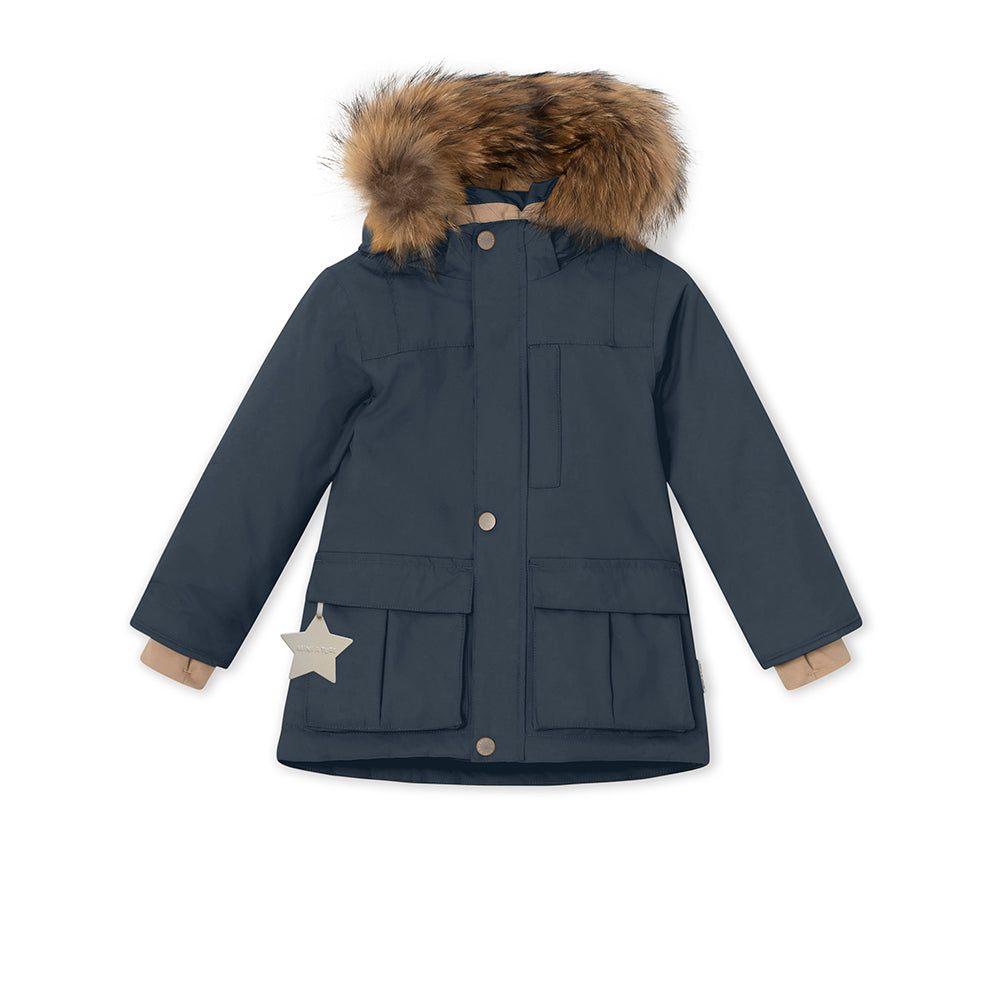 MATKASTORIO fleece lined winter jacket fur. GRS