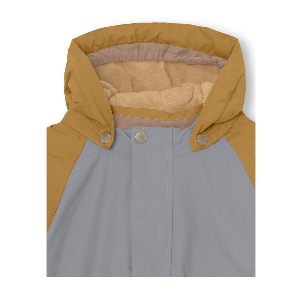 MATWALLY  fleece lined winter jacket colorblock. GRS