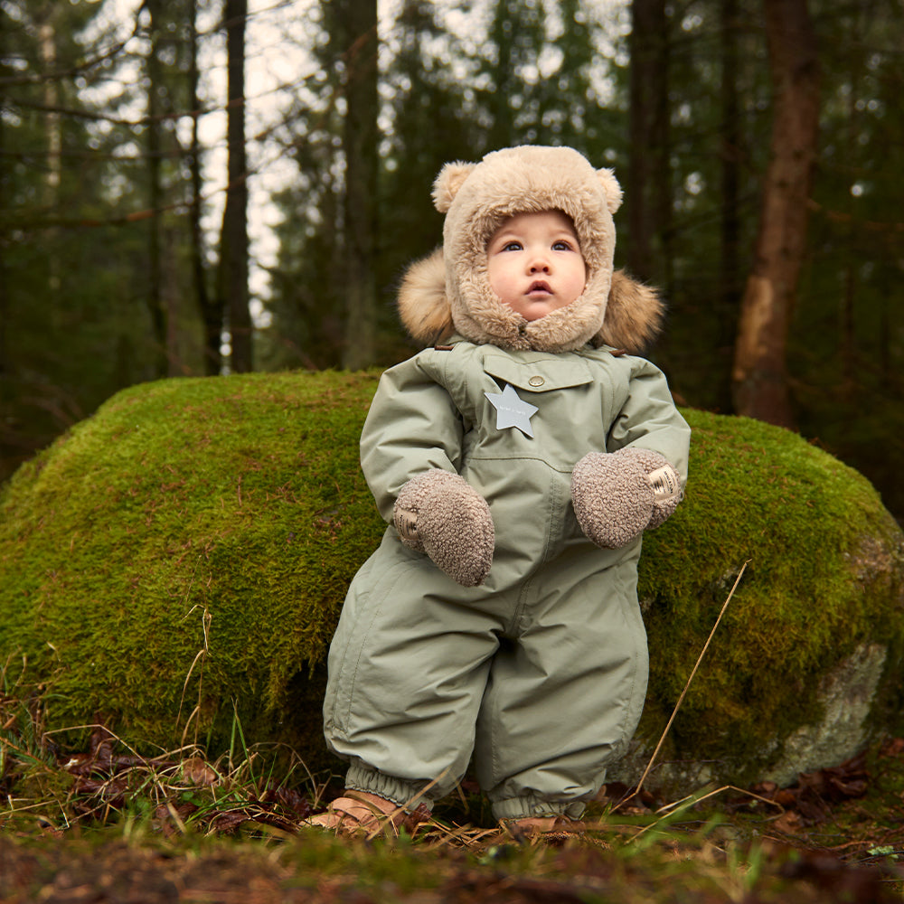 MATWOLMER Fäustlinge aus Teddyfleece. GRS