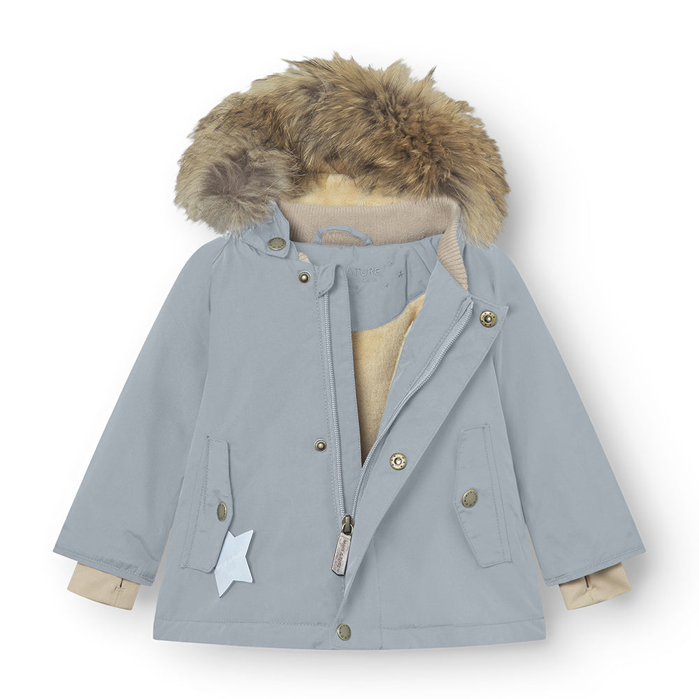 Fleece lined winter coat on sale