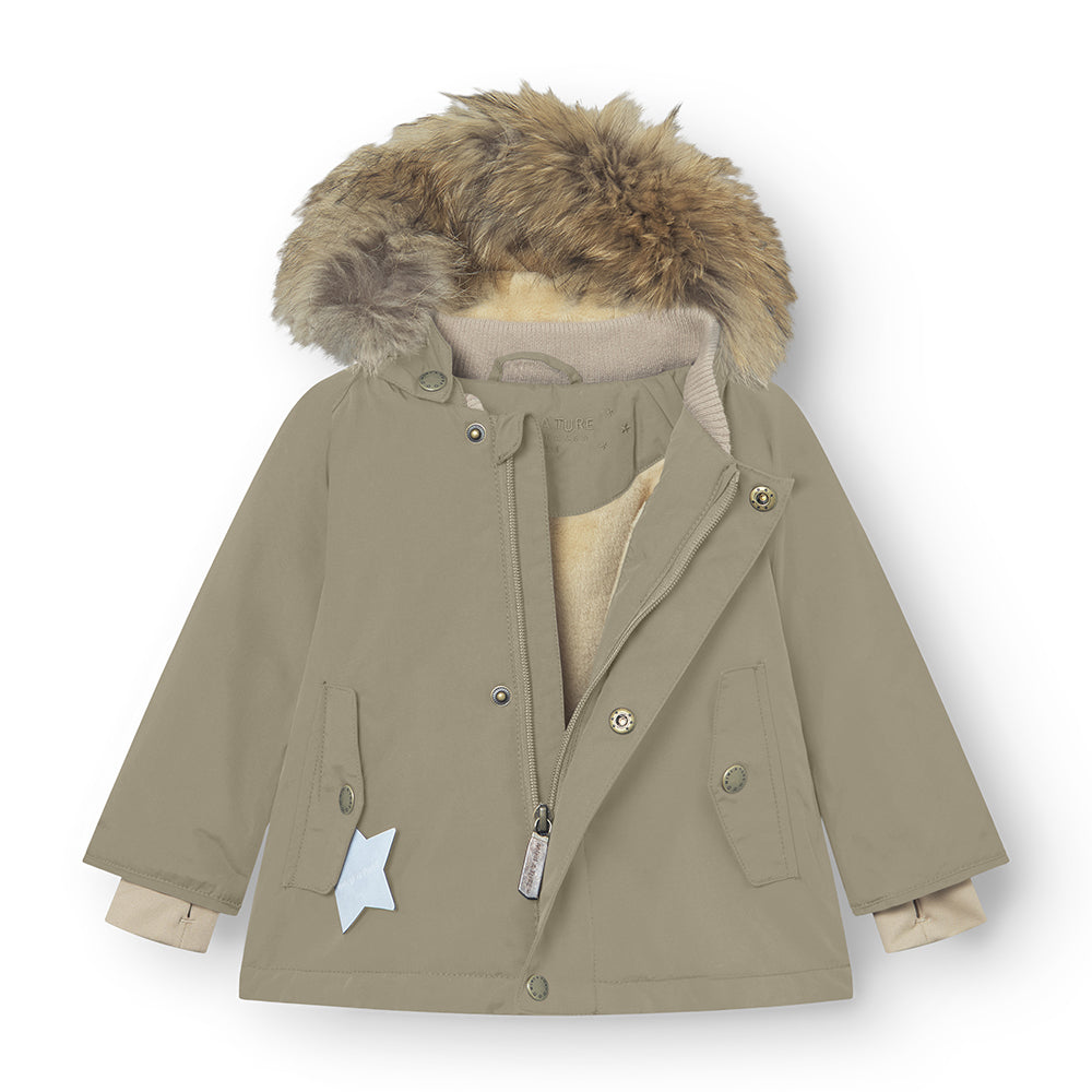 MATWALLY fleece lined winter jacket fur. GRS