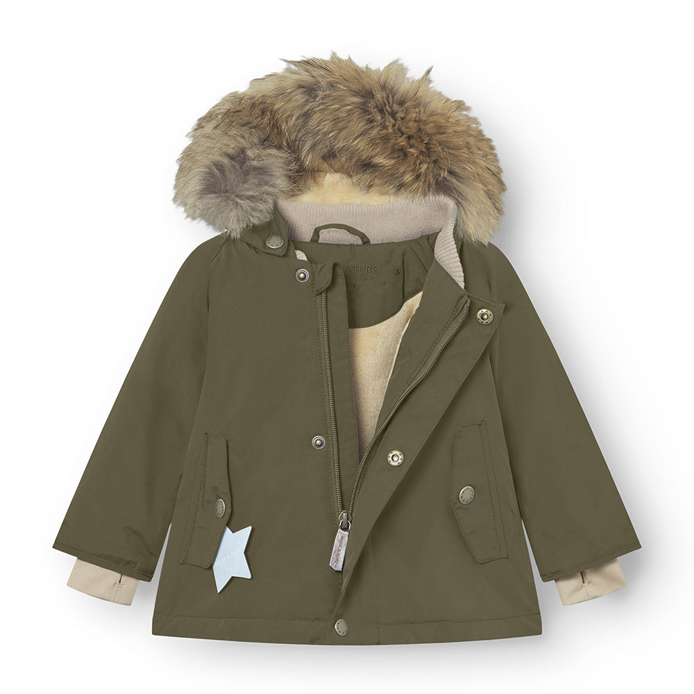 MATWALLY fleece lined winter jacket fur. GRS