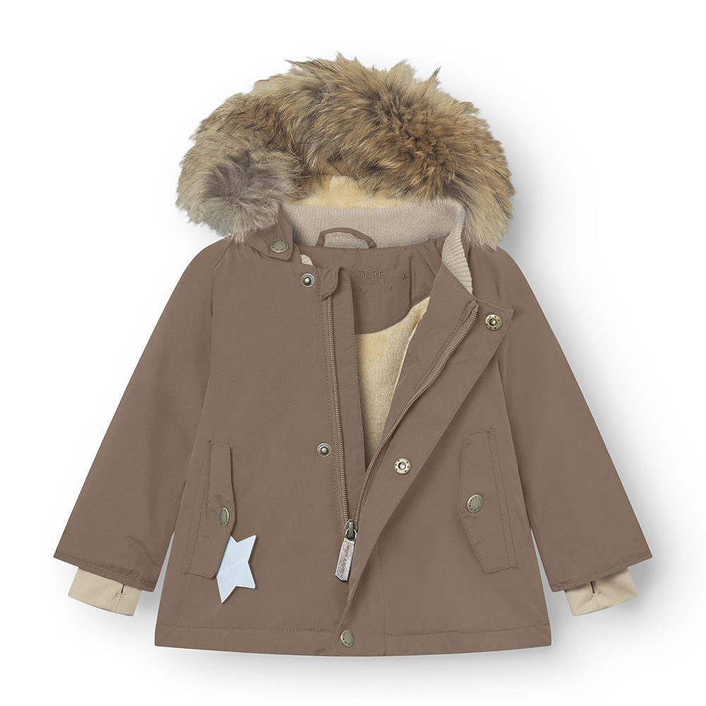 MATWALLY fleece lined winter jacket fur. GRS