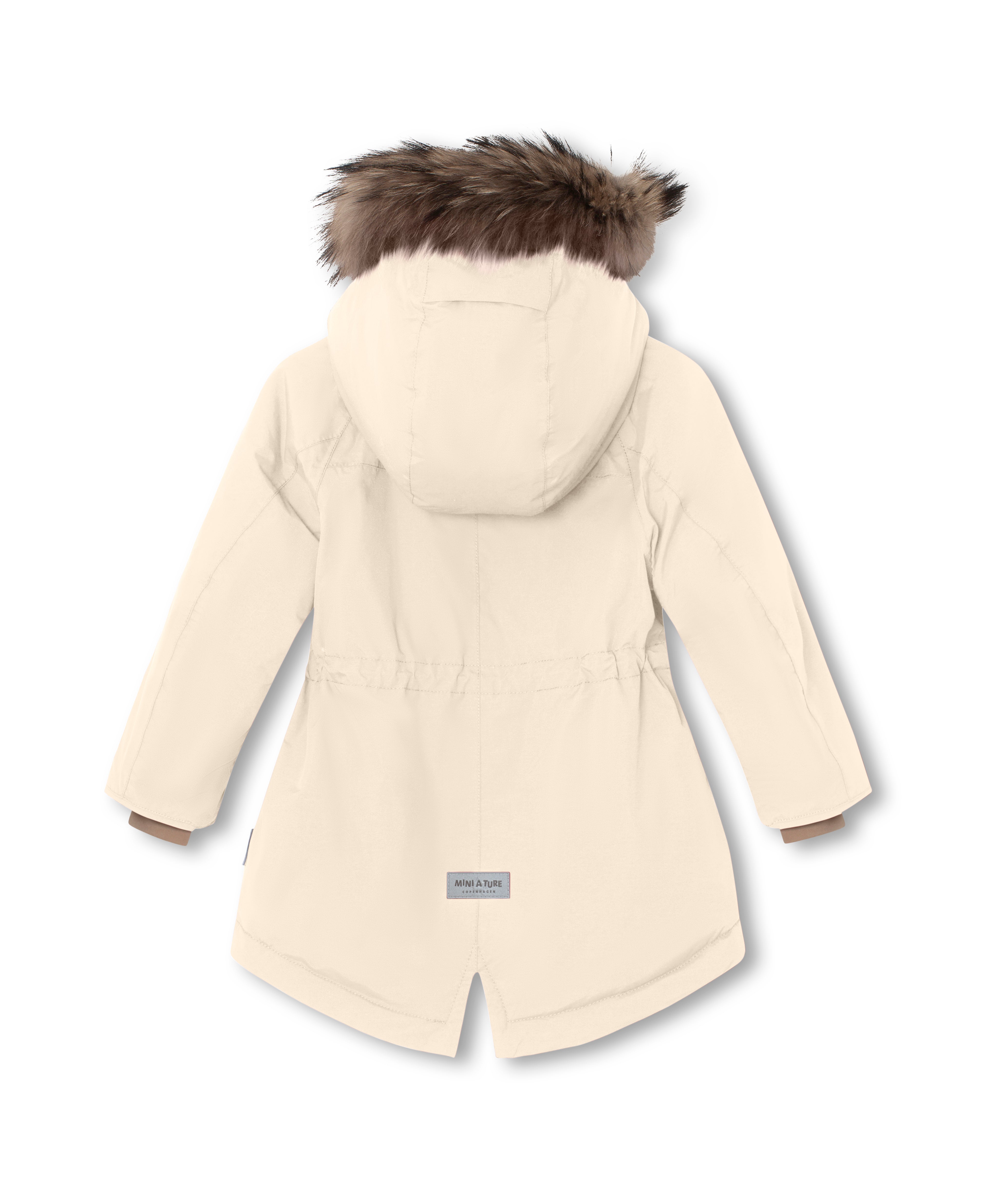 MATVIKANIA Winterjacke mit Fleecefutter und Fellbesatz. GRS