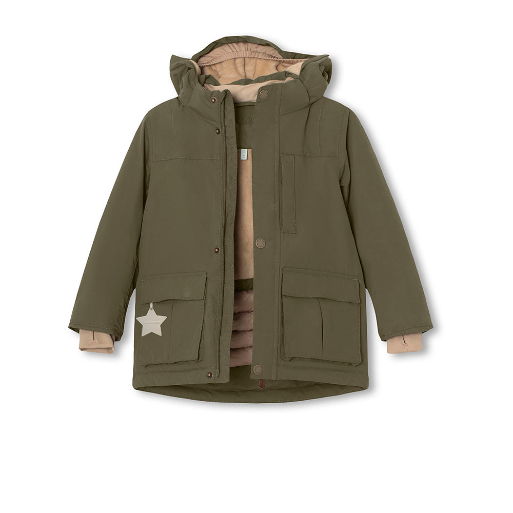 MATKASTORIO fleece lined winter jacket. GRS