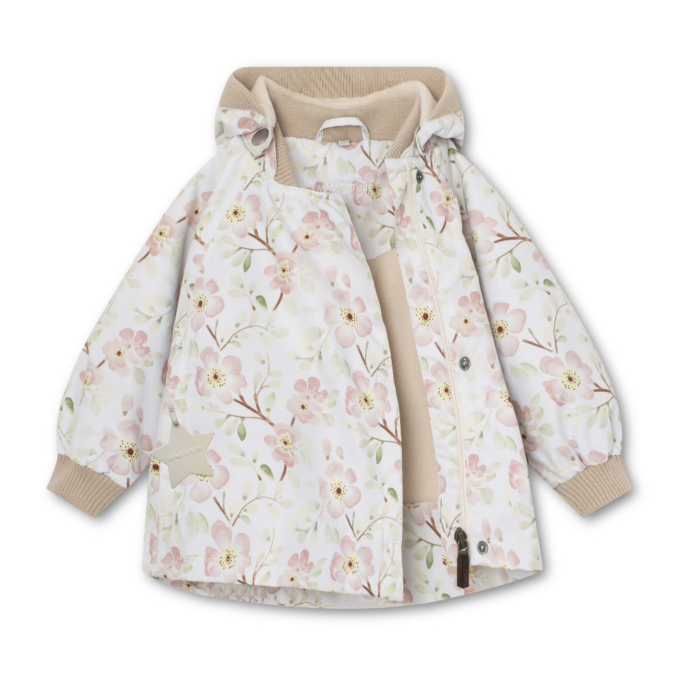 MATWIAMI fleece lined printed spring jacket. GRS