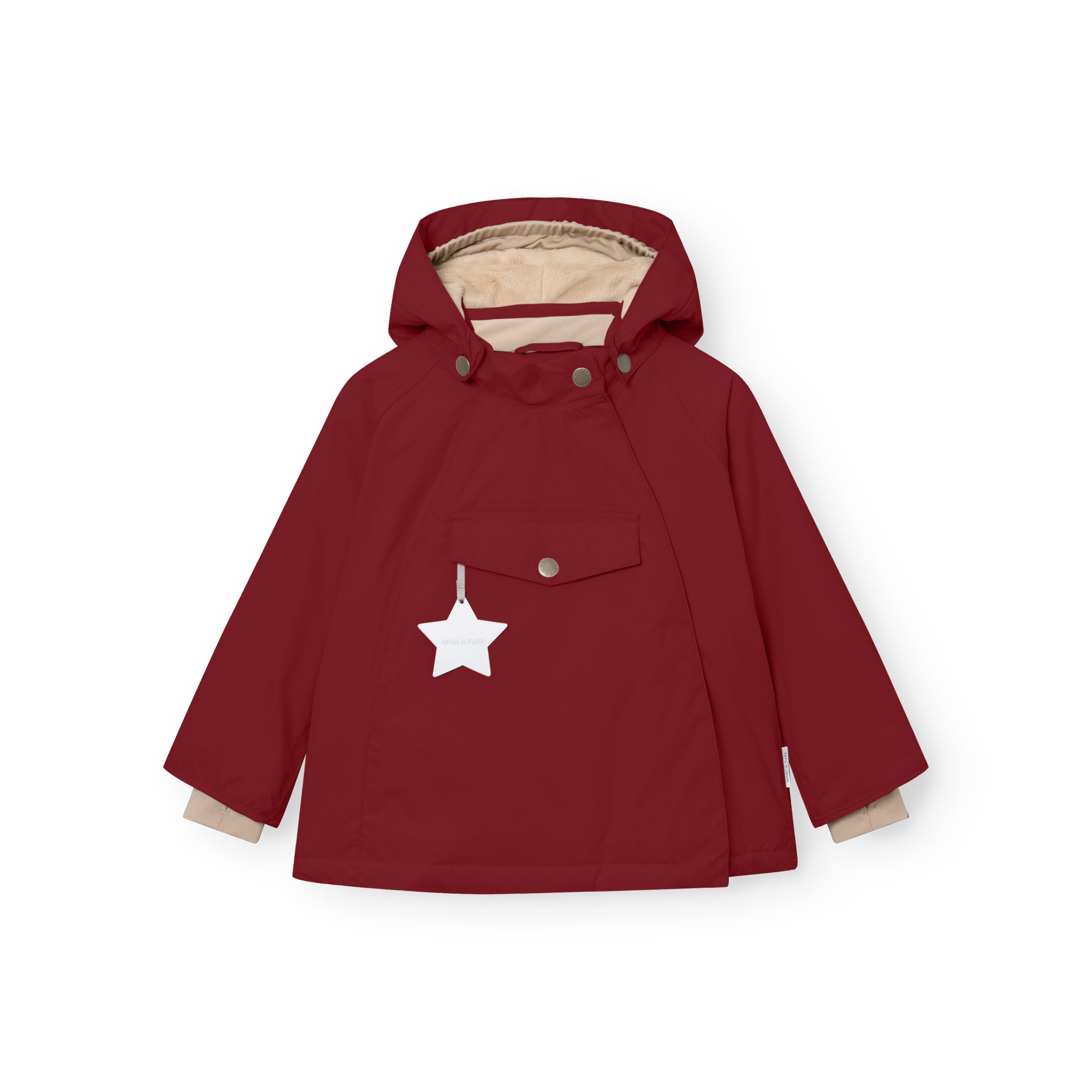 MATWANG Winterjacke mit Fleecefutter. GRS