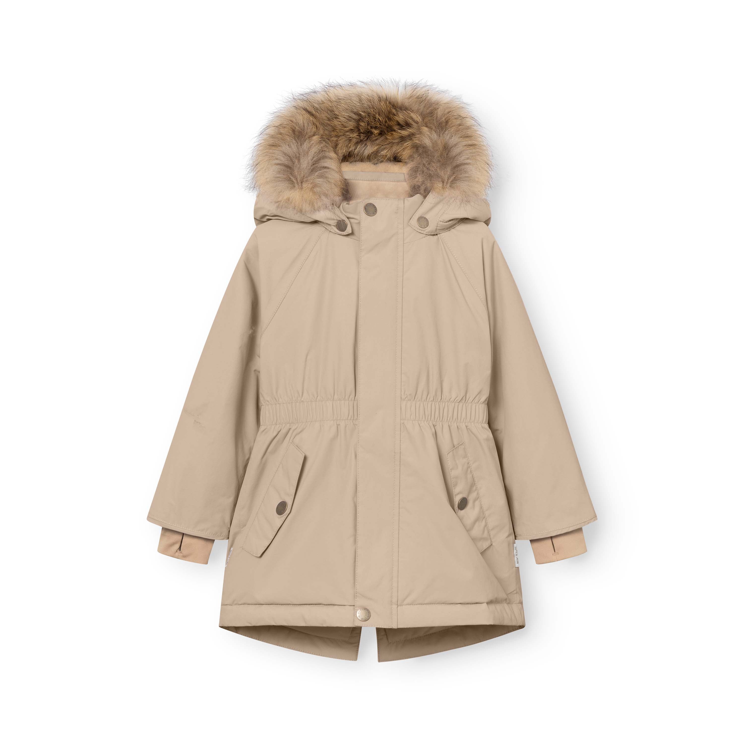 MATVIKANIA Winterjacke mit Fleecefutter und Fell. GRS