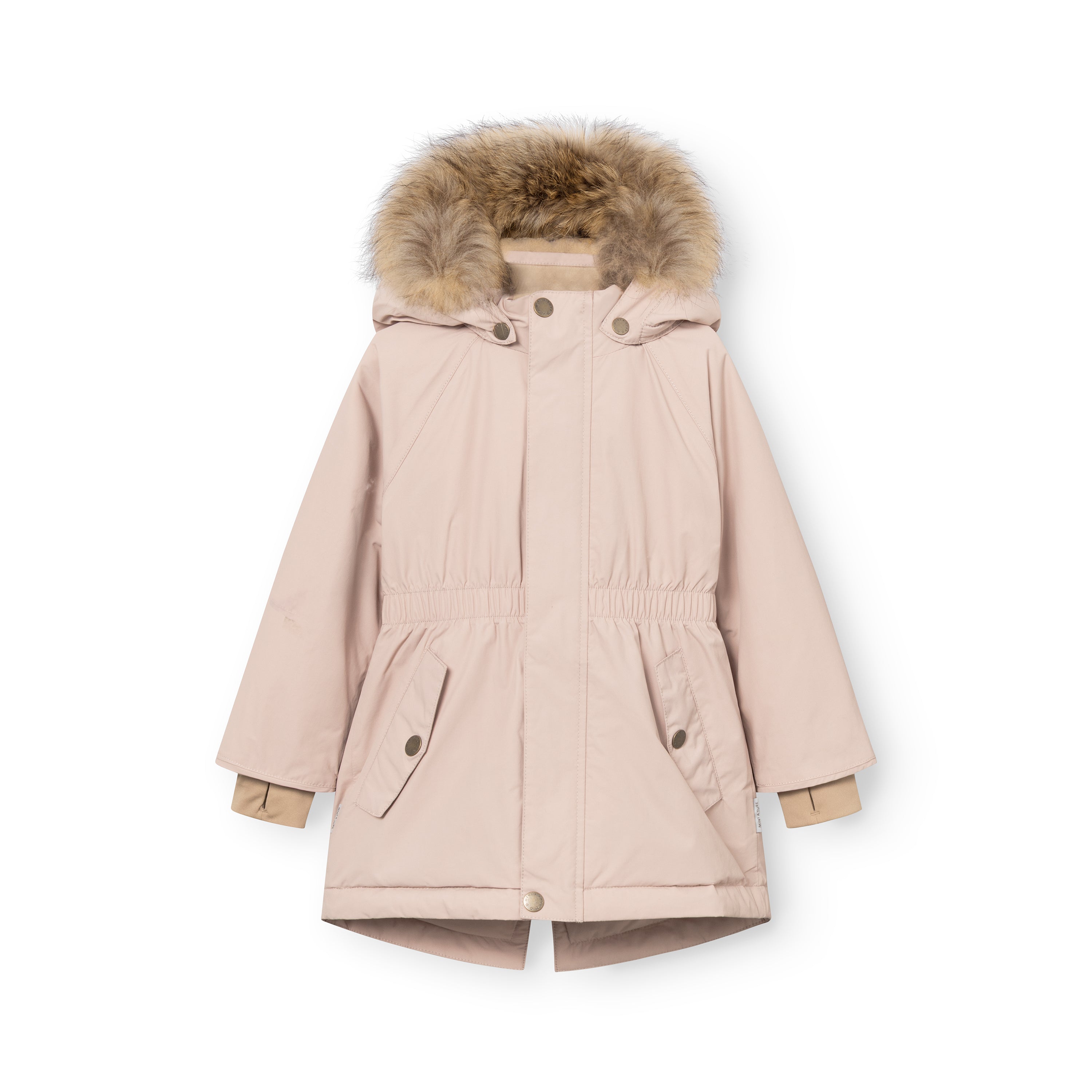 MATVIKANIA Winterjacke mit Fleecefutter und Fell. GRS