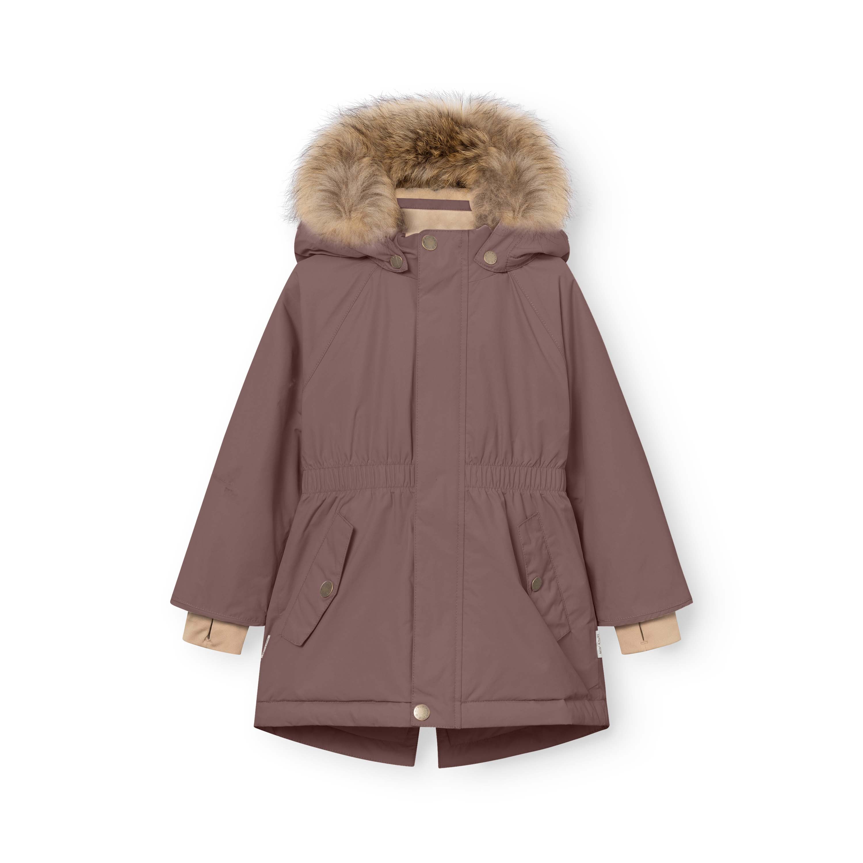 MATVIKANIA Winterjacke mit Fleecefutter und Fell. GRS