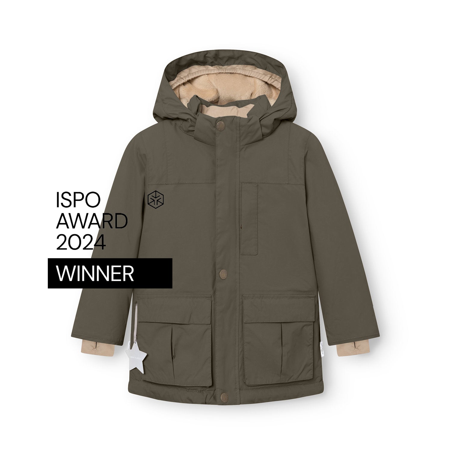MATKASTORIO fleece lined winter jacket. GRS