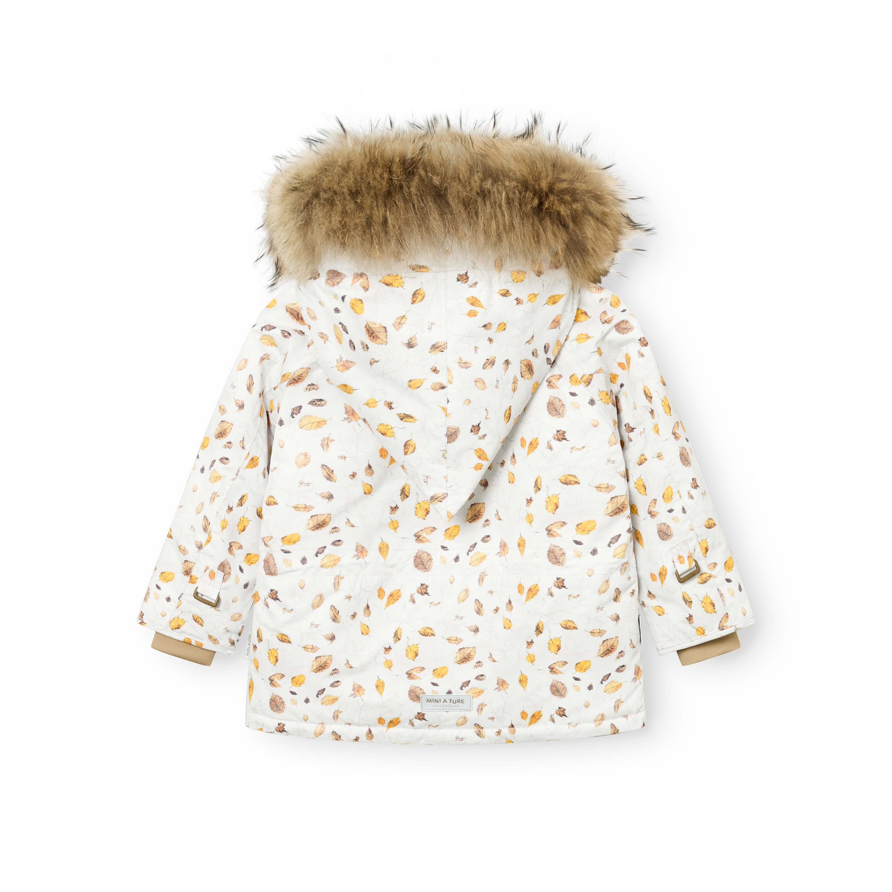 MATWANG Winterjacke mit Fleecefutter und Fell. GRS