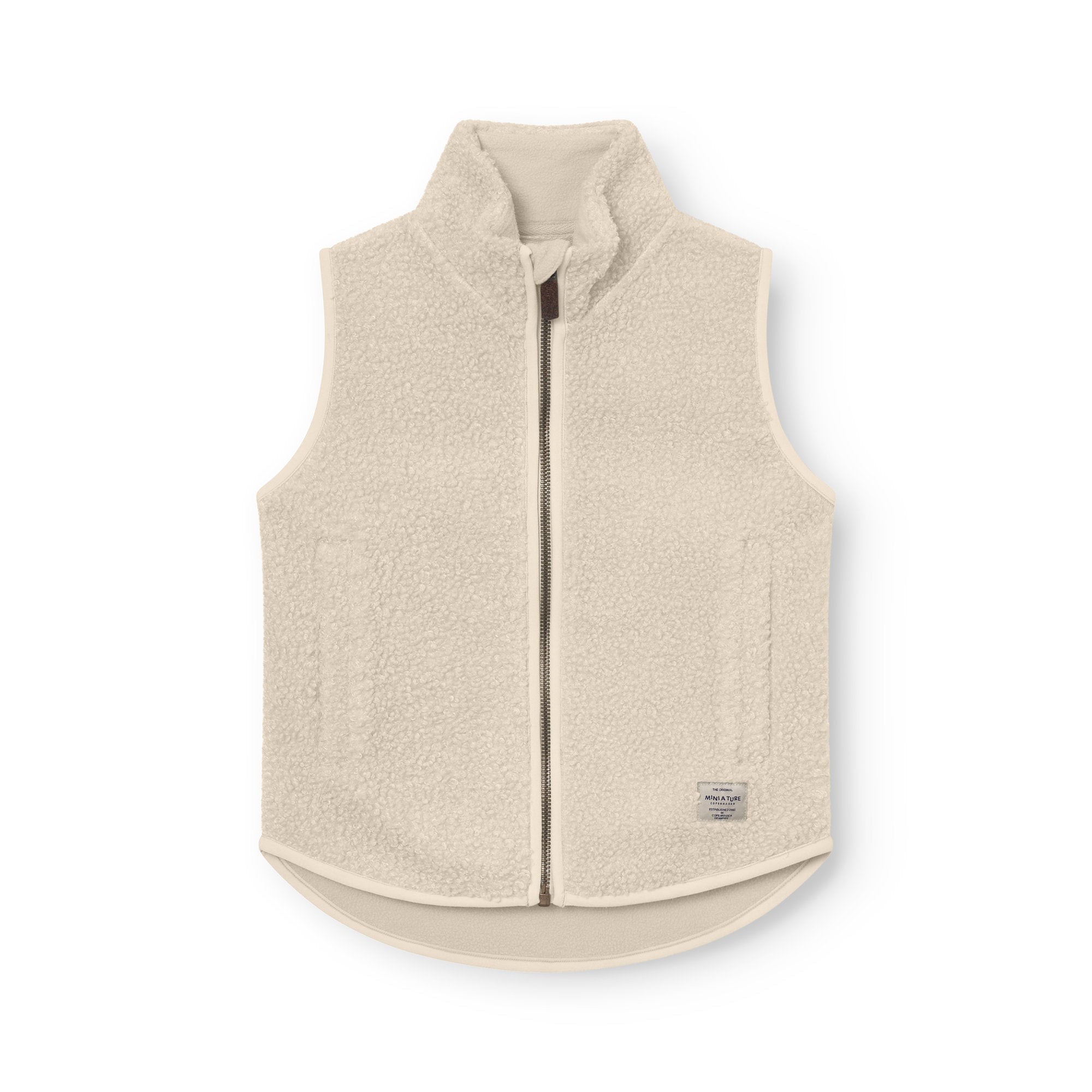 MATBATTAL vest. GRS | Kids' recycled teddy fleece gilet