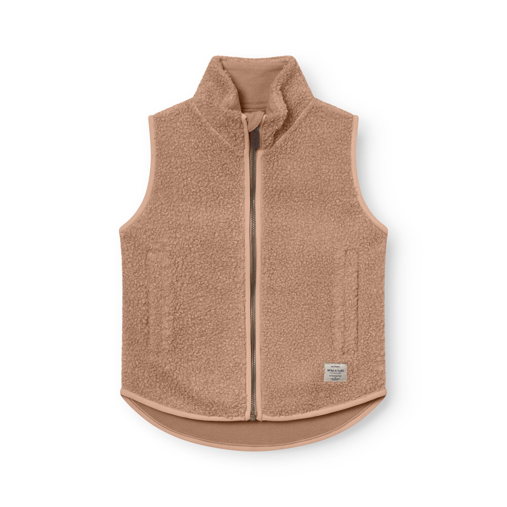 MATBATTAL vest. GRS | Kids' recycled teddy fleece gilet