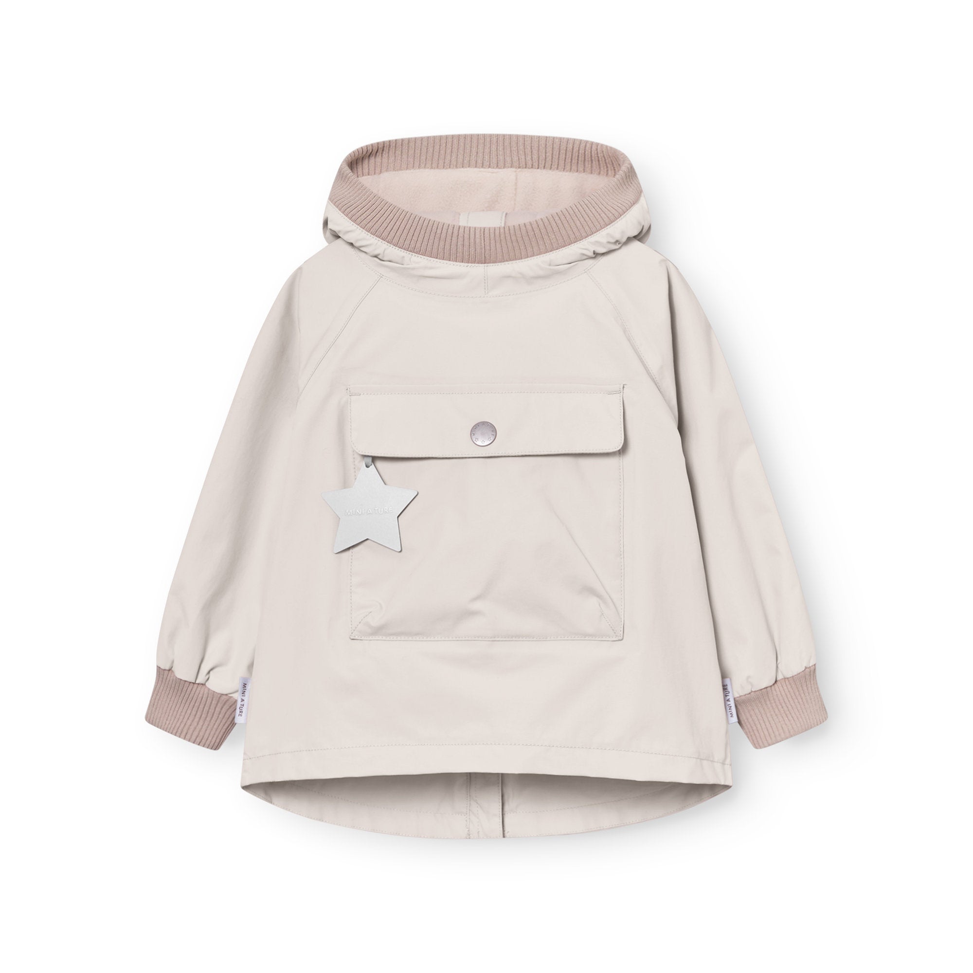 MATBABYVITO fleece lined spring anorak. GRS