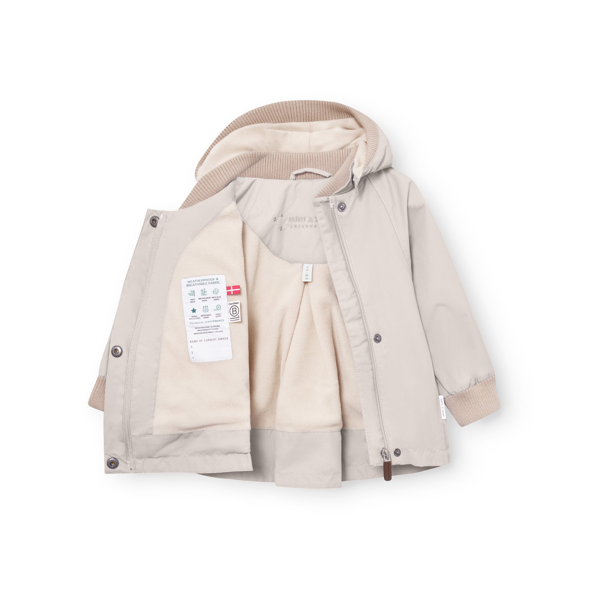MATWIAMI fleece lined jacket. GRS
