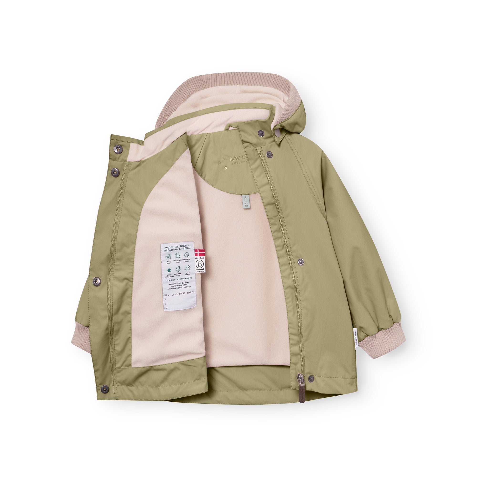 MATWAI fleece lined jacket. GRS