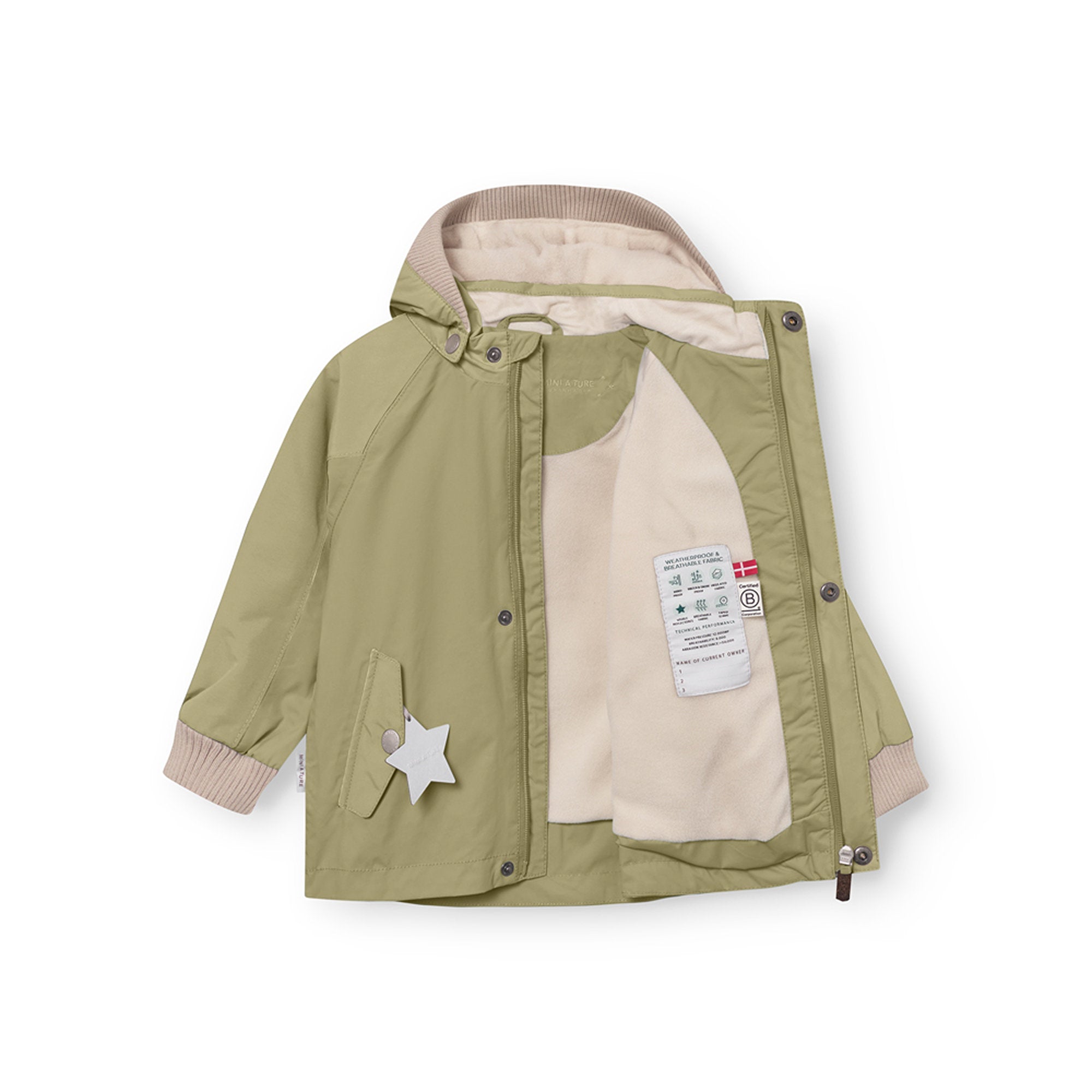 MATWALLY fleece lined jacket. GRS-ap-1