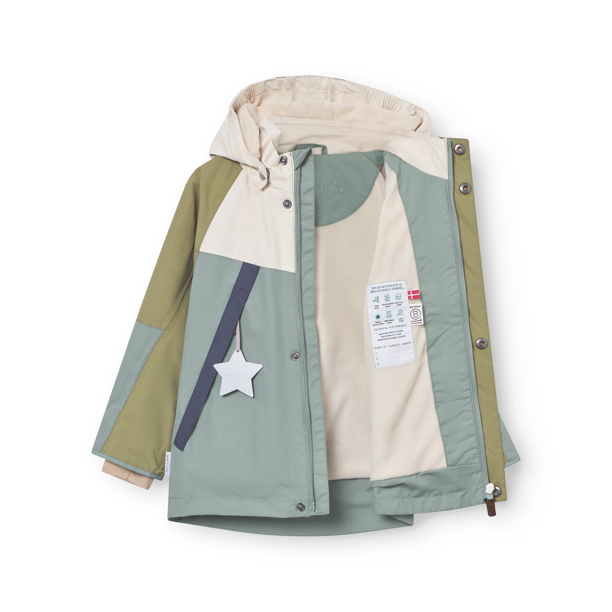 MATVALON fleece lined jacket. GRS