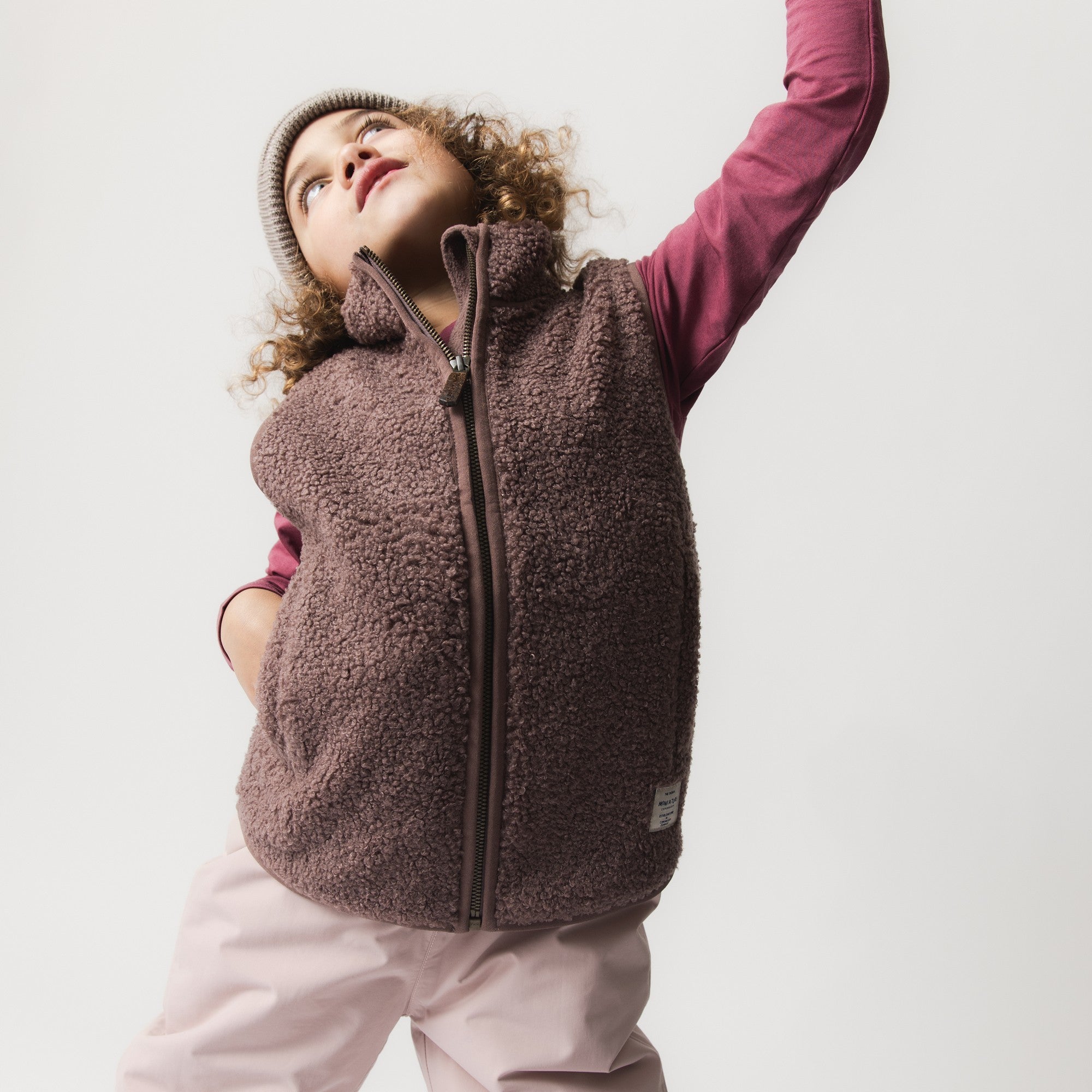 MATBATTAL teddyfleece vest. GRS