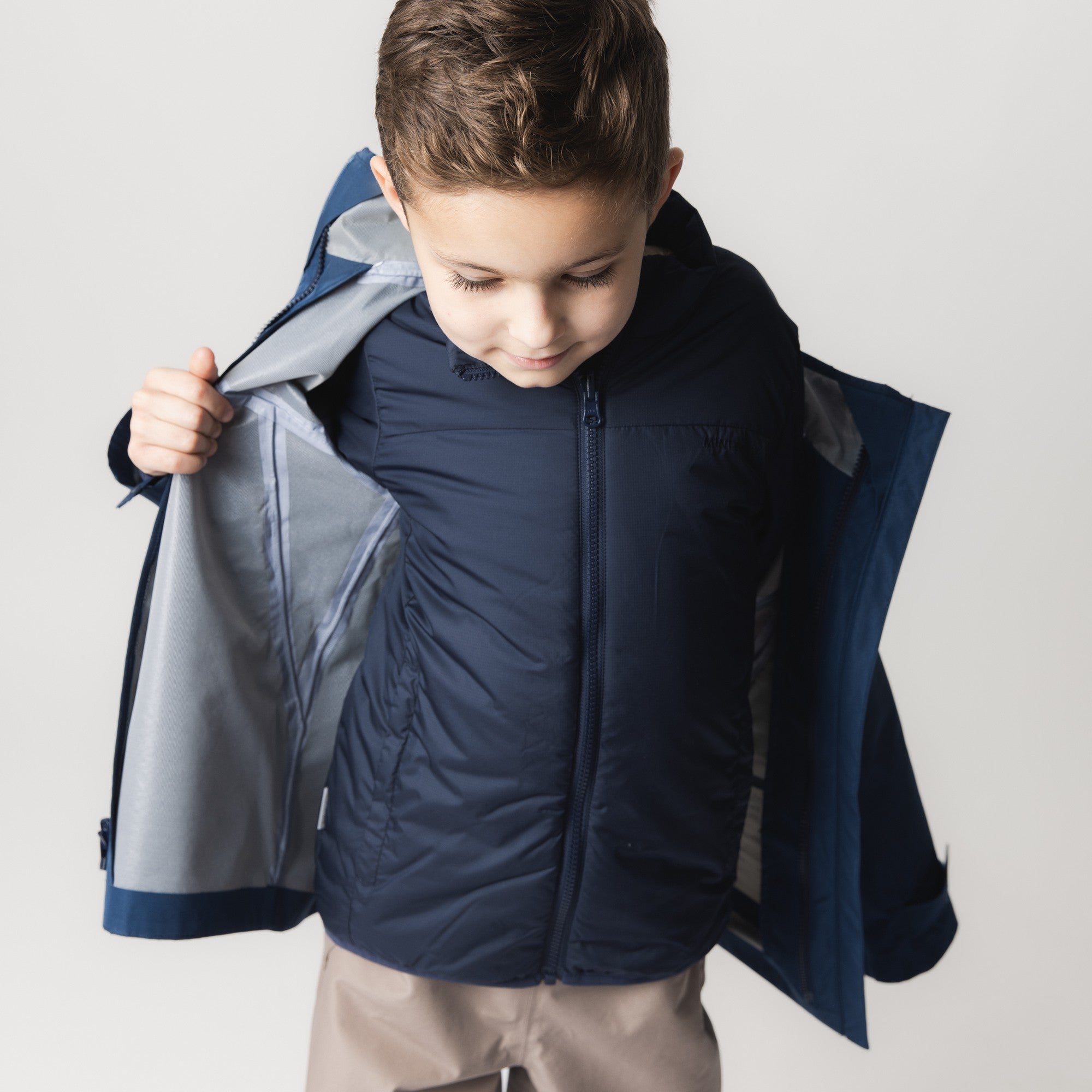 MATTITAN 3-in-1 shell jacket. GRS