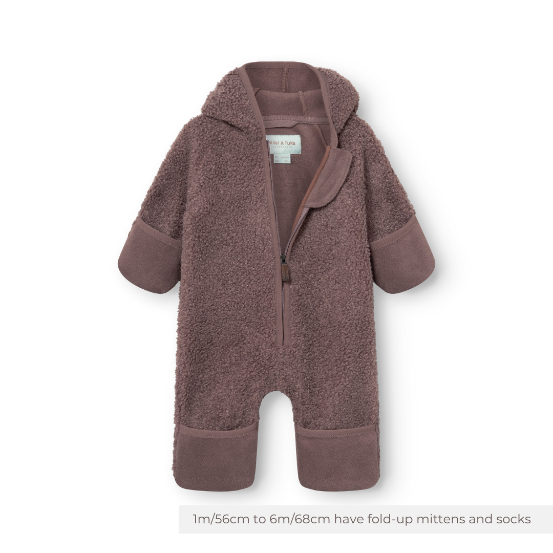 MATADEL teddyfleece jumpsuit. GRS