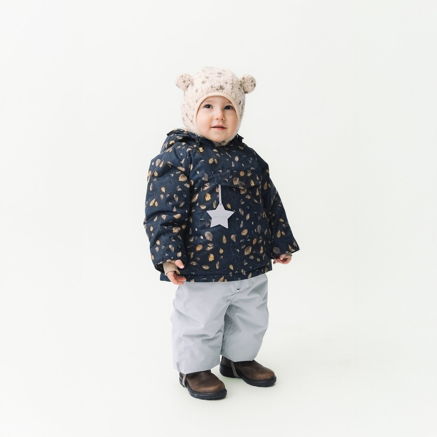 MATWANG Winterjacke mit Fleecefutter. GRS